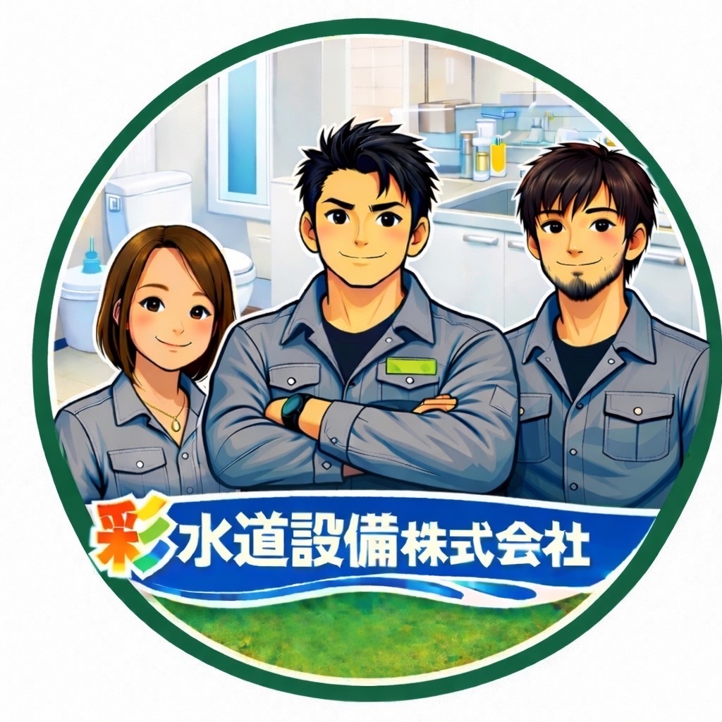 彩水道設備株式会社 ロゴ